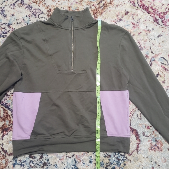 Pact Organic Cotton Quarter Zip Pullover Sweatshirt Jacket Women's Small S - Picture 11 of 11